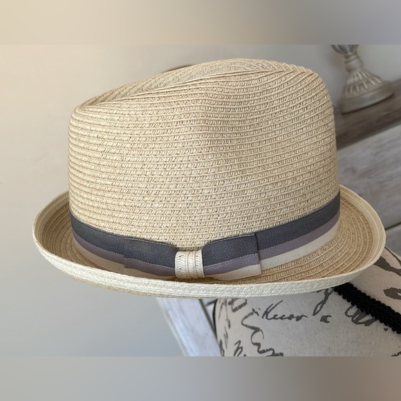 Straw fedora hat - Picture 2 of 6